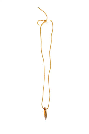 Collier Lalique Orange en Verre - Seconde Main
