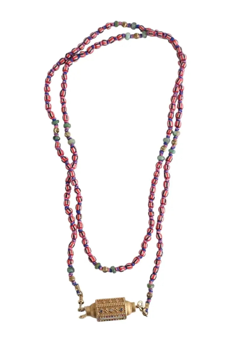Collier Marie Lichtenberg Toujours Multicolore en Or jaune - Seconde Main