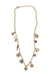 Collier Monoki Grigri chain short Doré en Métal - Seconde Main