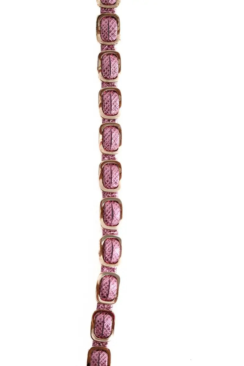 Collier Salvatore Ferragamo Rose en Cuir