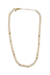 Collier Sézane Blanc en Autres - Seconde Main