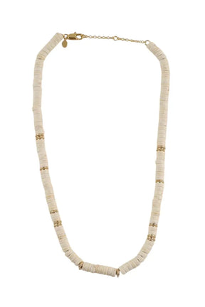 Collier Sézane Blanc en Autres - Seconde Main