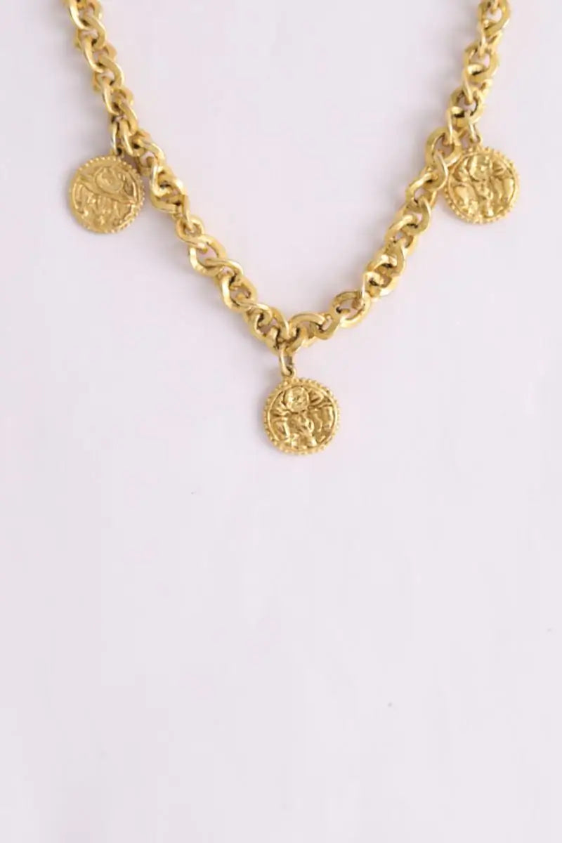 Collier Sézane Doré en Métal
