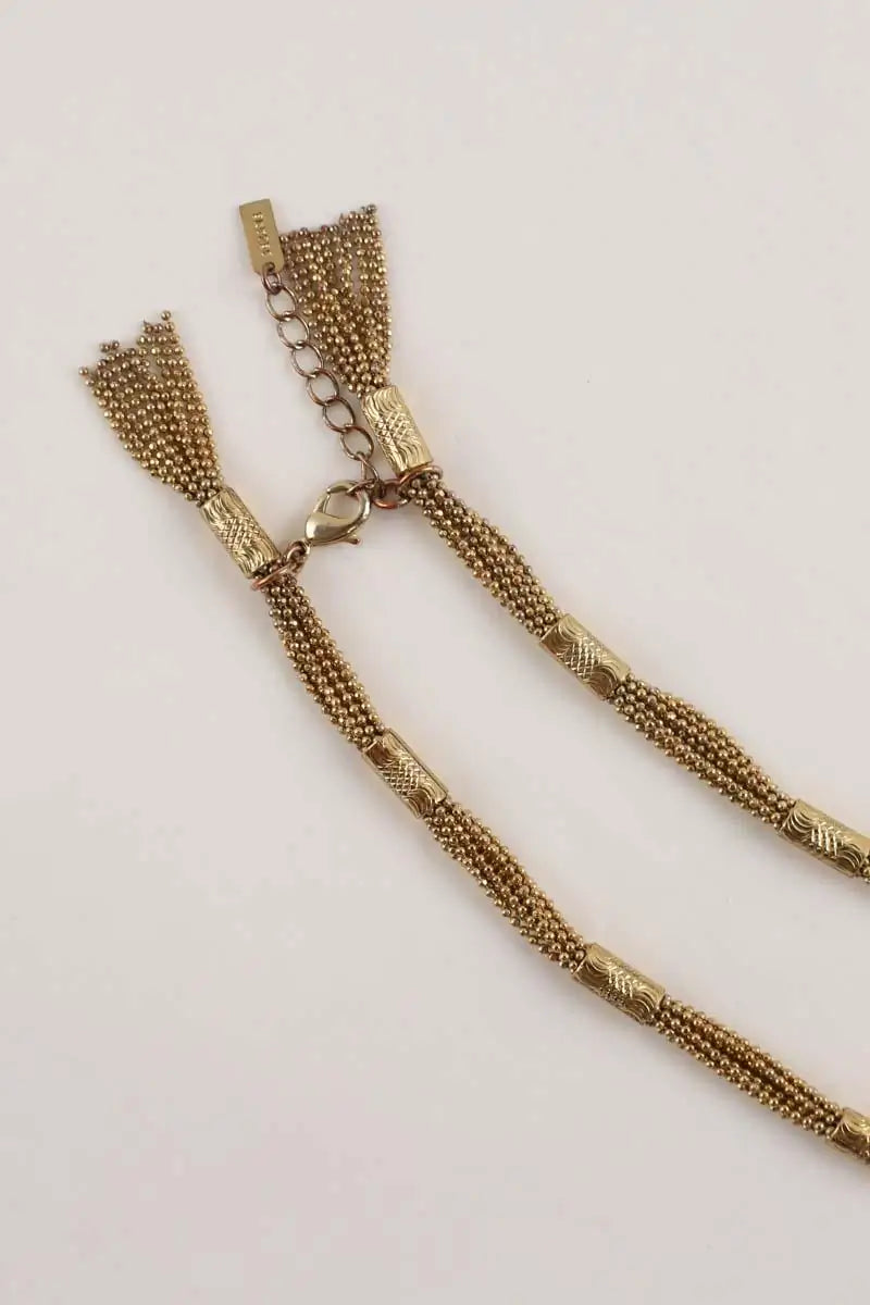 Collier Sézane Doré en Métal