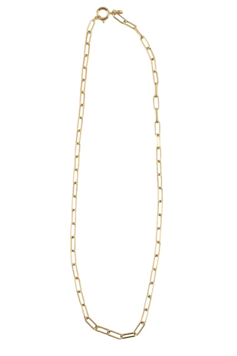 Collier Sézane Irma maillon Doré en Métal - Seconde Main