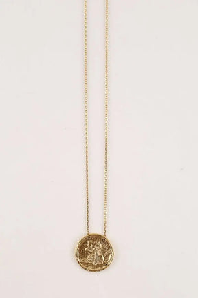 Collier Sézane pendentif verseau Doré en Plaqué or