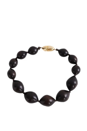 Collier Soeur collier zamia Marron en Bois - Seconde Main
