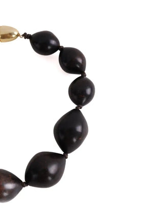 Collier Soeur collier zamia Marron en Bois