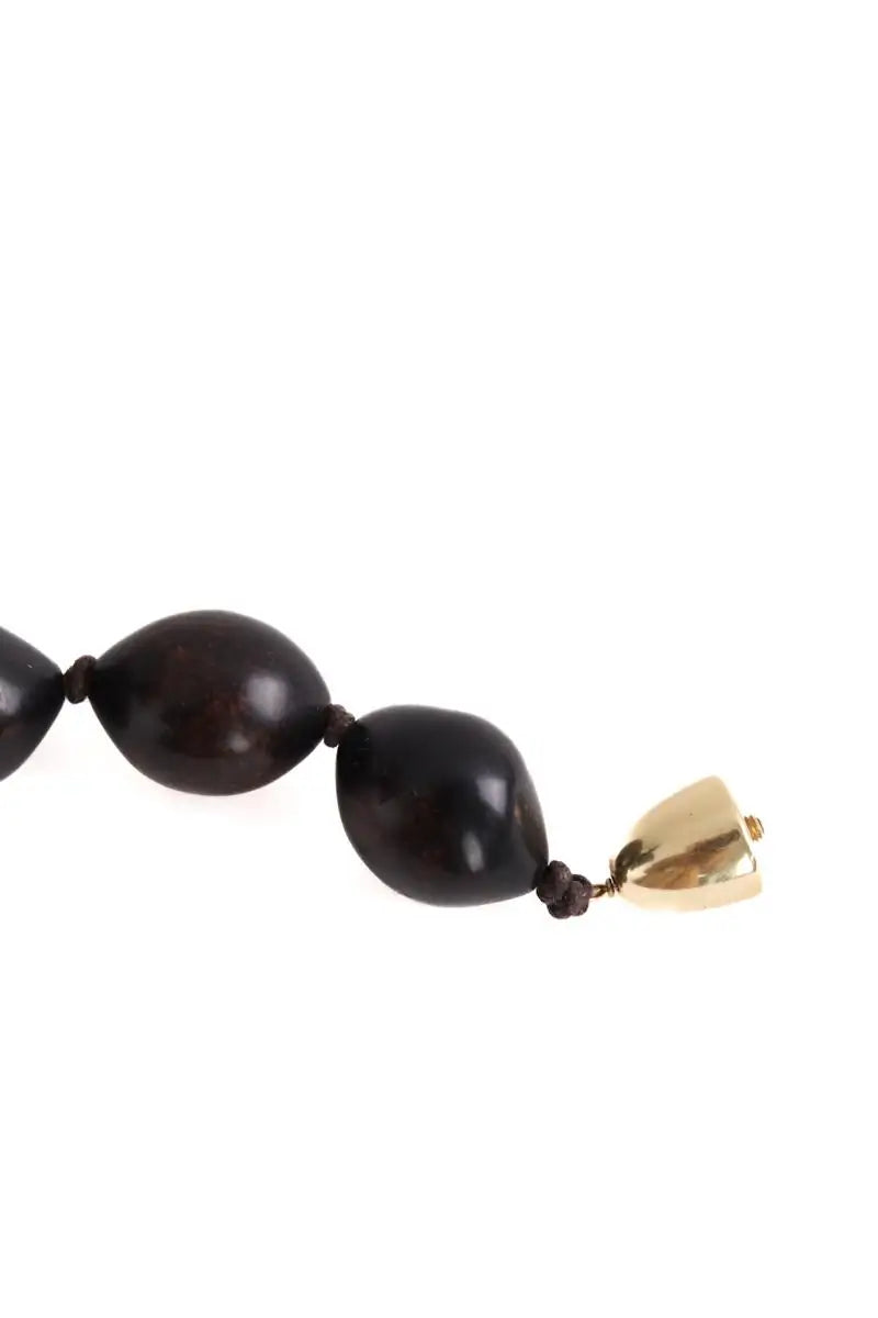 Collier Soeur collier zamia Marron en Bois