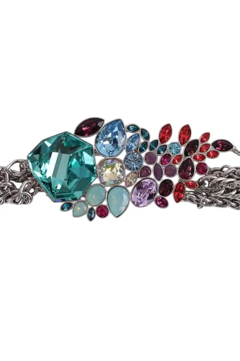 Collier Swarovski Argent en Cristal - Seconde Main