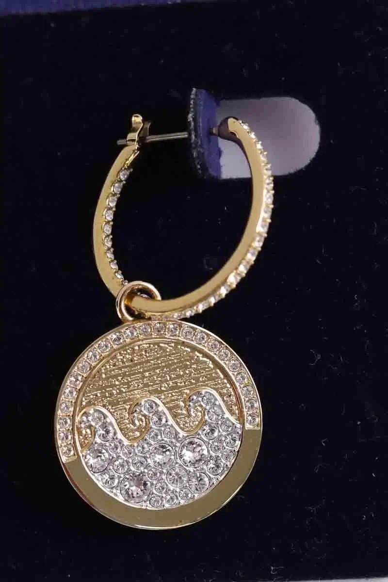 Collier Swarovski Doré en Cristal