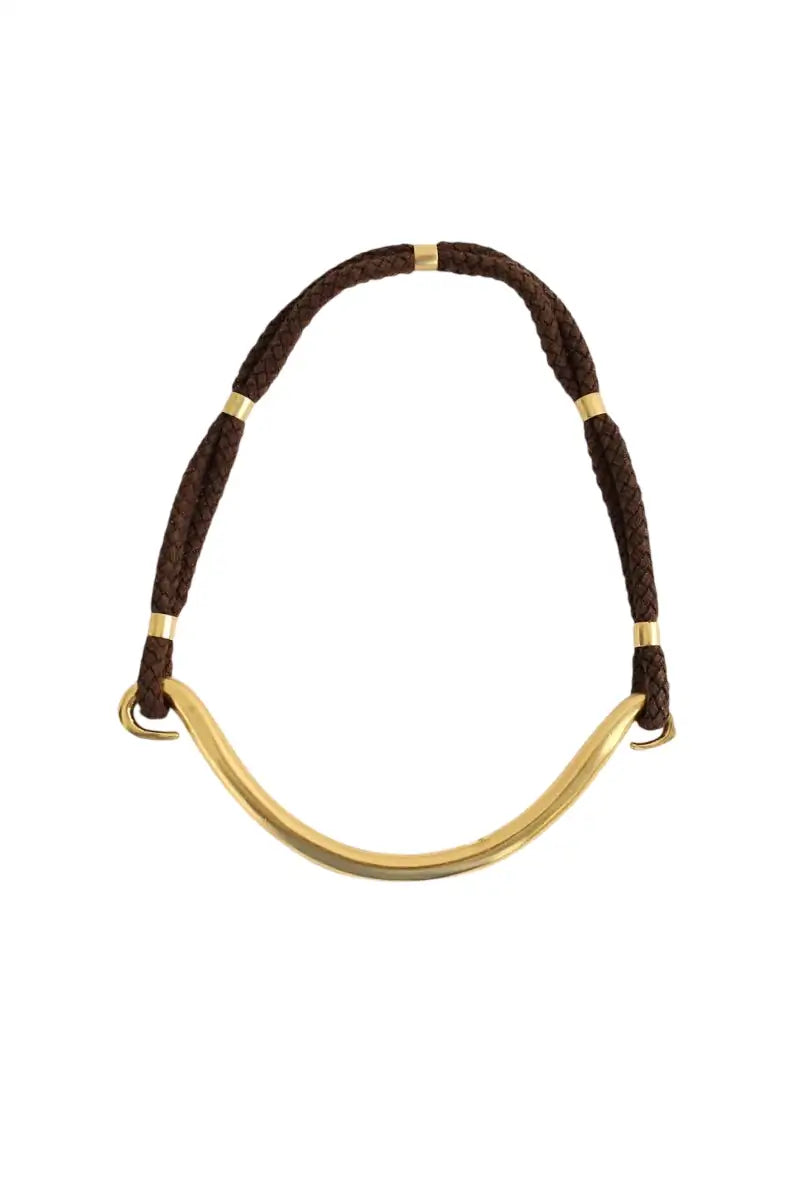 Collier torque en laiton doré Vanessa Bruno Doré en Métal - Seconde Main