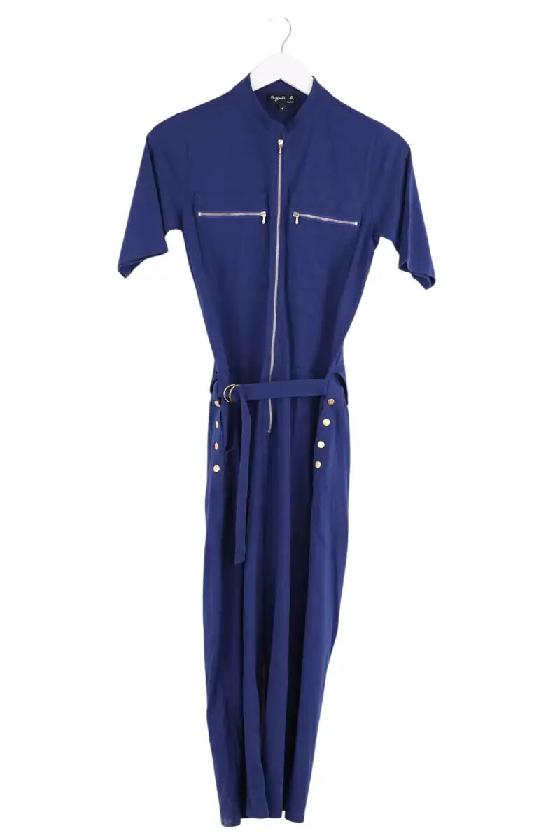 Combinaison Agnès B. Bleu en Coton, taille S - Seconde Main