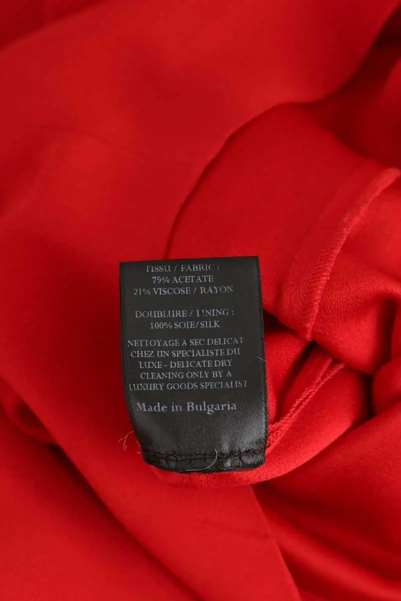 Combinaison Azzaro Rouge en Polyester
