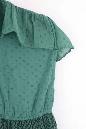 Combinaison Ba&Sh Vert en Coton