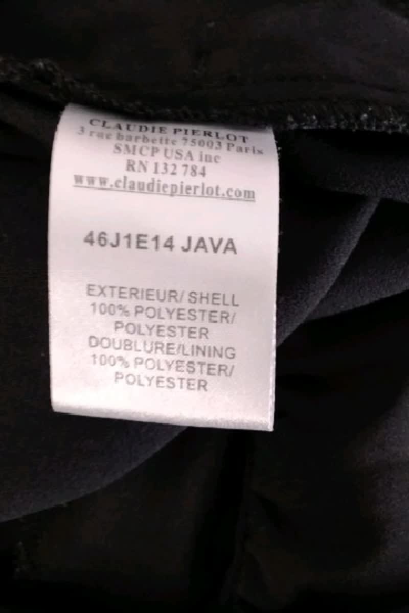 Combinaison Claudie Pierlot Noir en Polyester