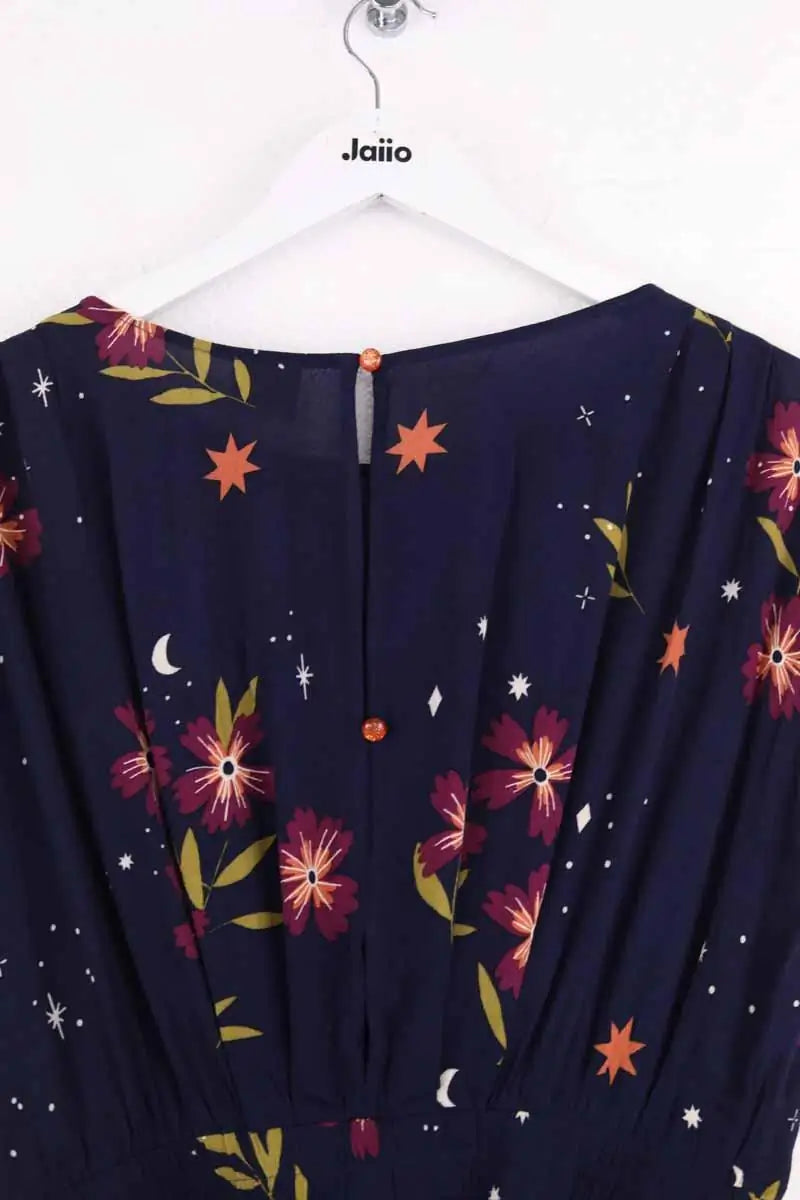 Combinaison Des Petits Hauts Marine en Viscose