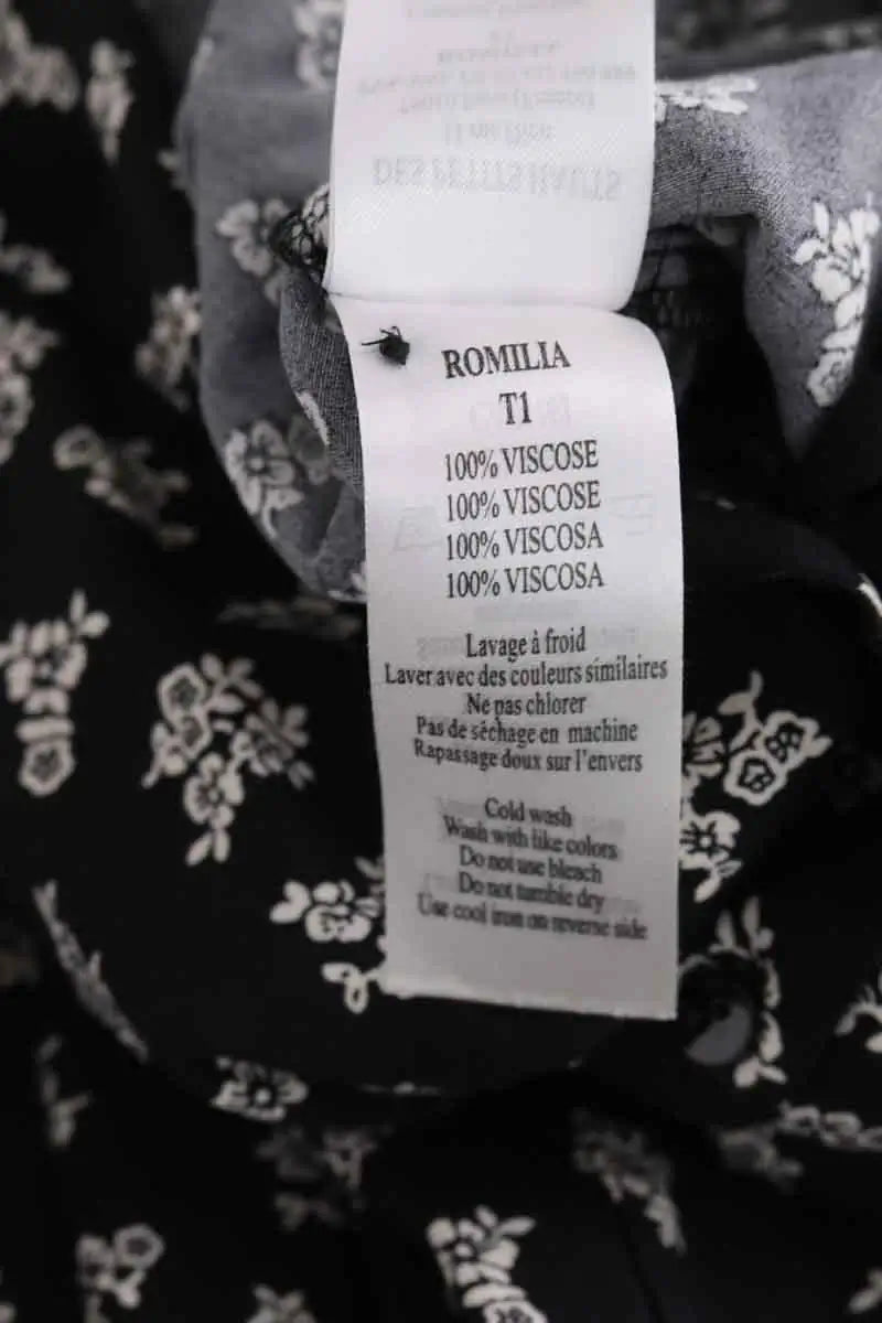 Combinaison Des Petits Hauts Romilia Noir en Viscose