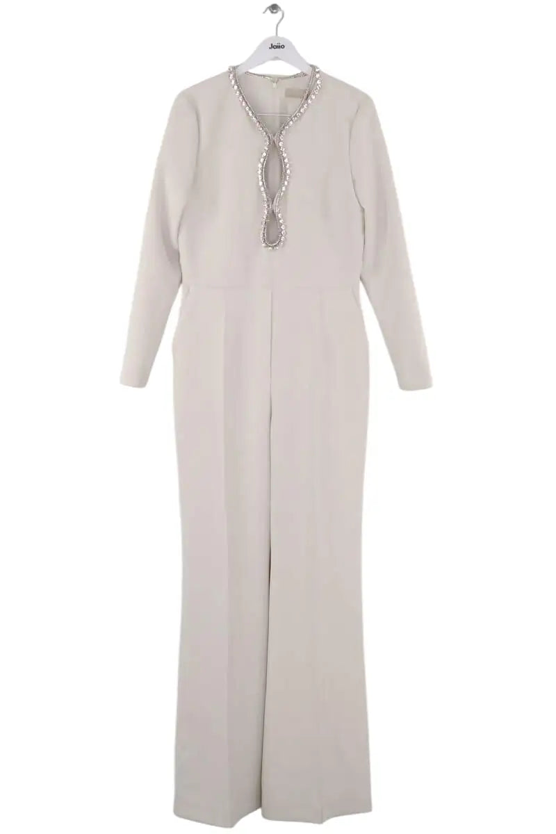 Combinaison Elie Saab Ecru en Synthétique, taille M - Seconde Main