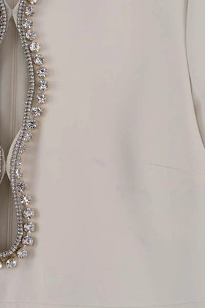Combinaison Elie Saab Ecru en Synthétique