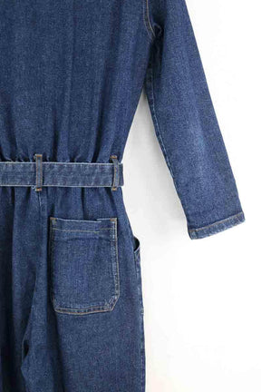 Combinaison La Petite Française Bleu en Coton