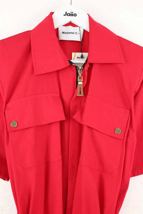 Combinaison Madame C Rouge en Coton