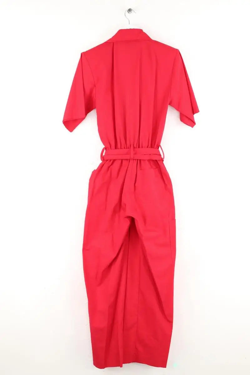 Combinaison Madame C Rouge en Coton