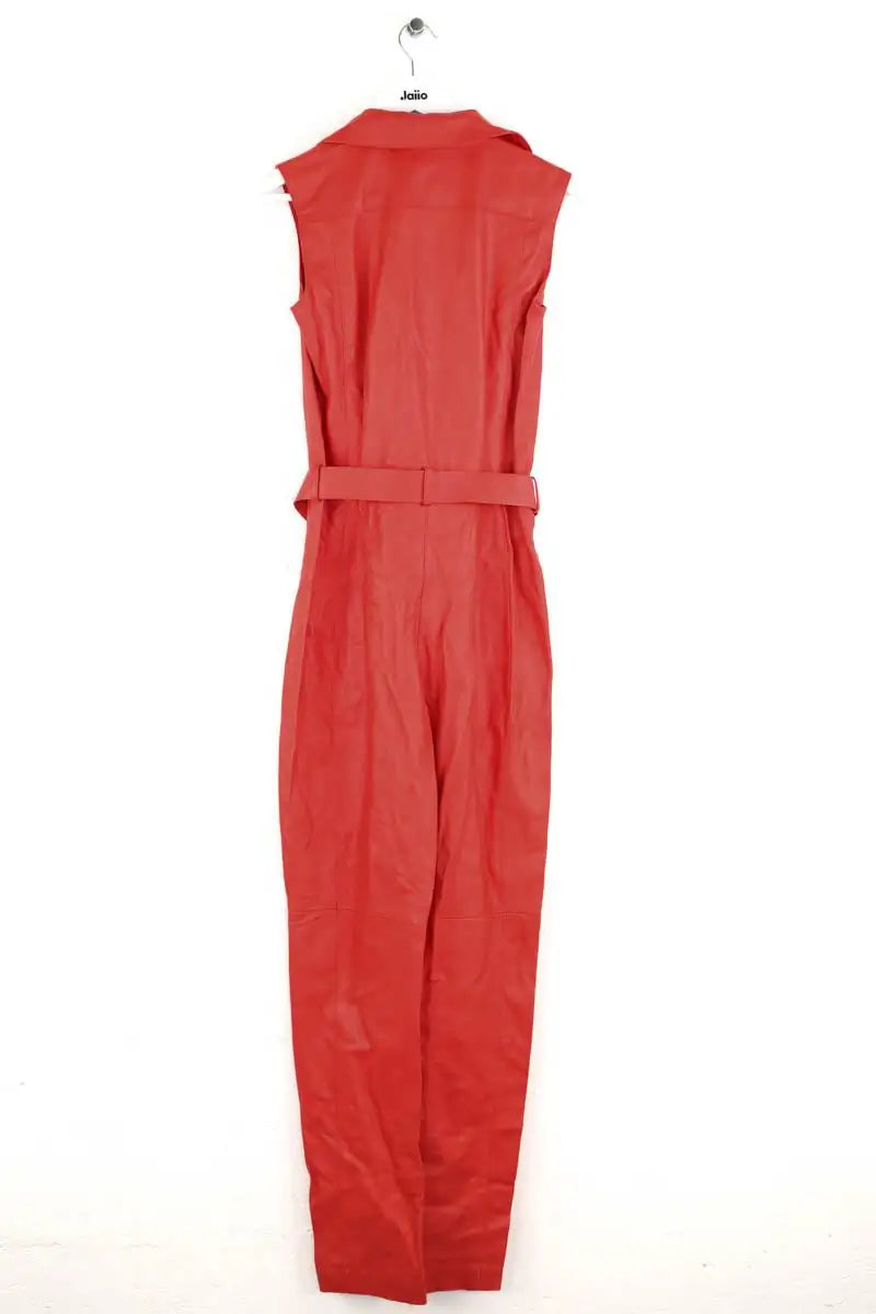 Combinaison Maison Ullens Rouge en Cuir