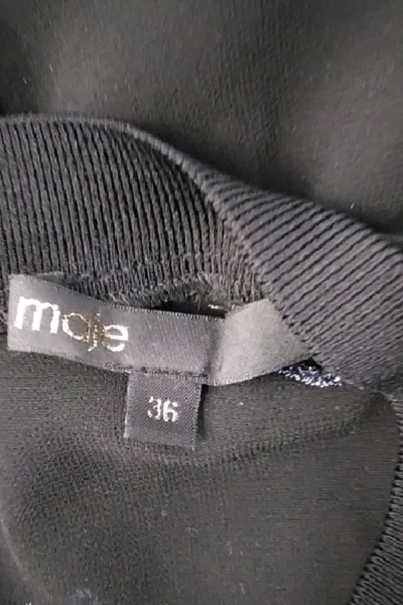 Combinaison Maje Noir en Polyester