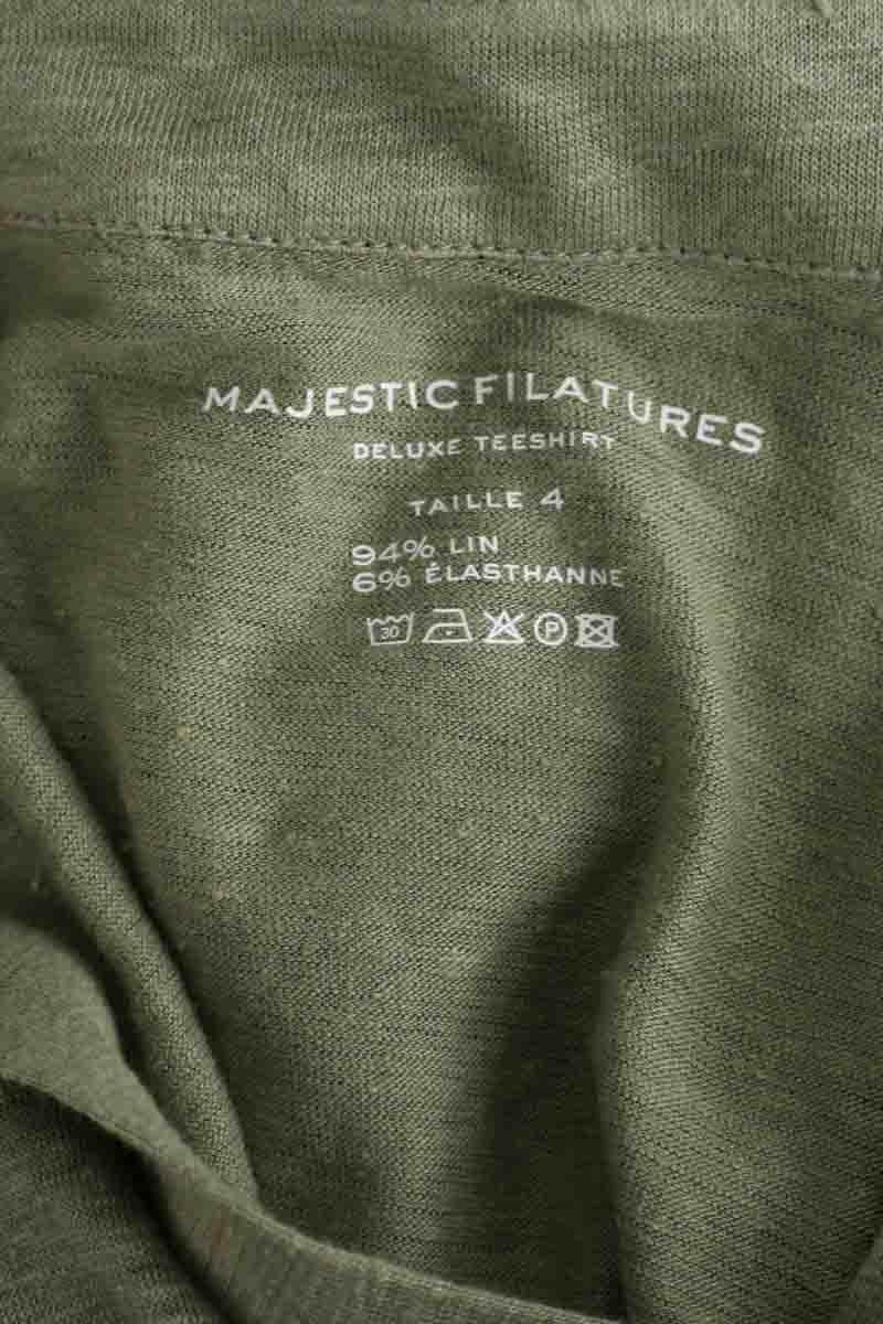 Combinaison Majestic Filatures Kaki en Lin