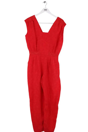 Combinaison Paul & Joe Rouge en Soie, taille S - Seconde Main