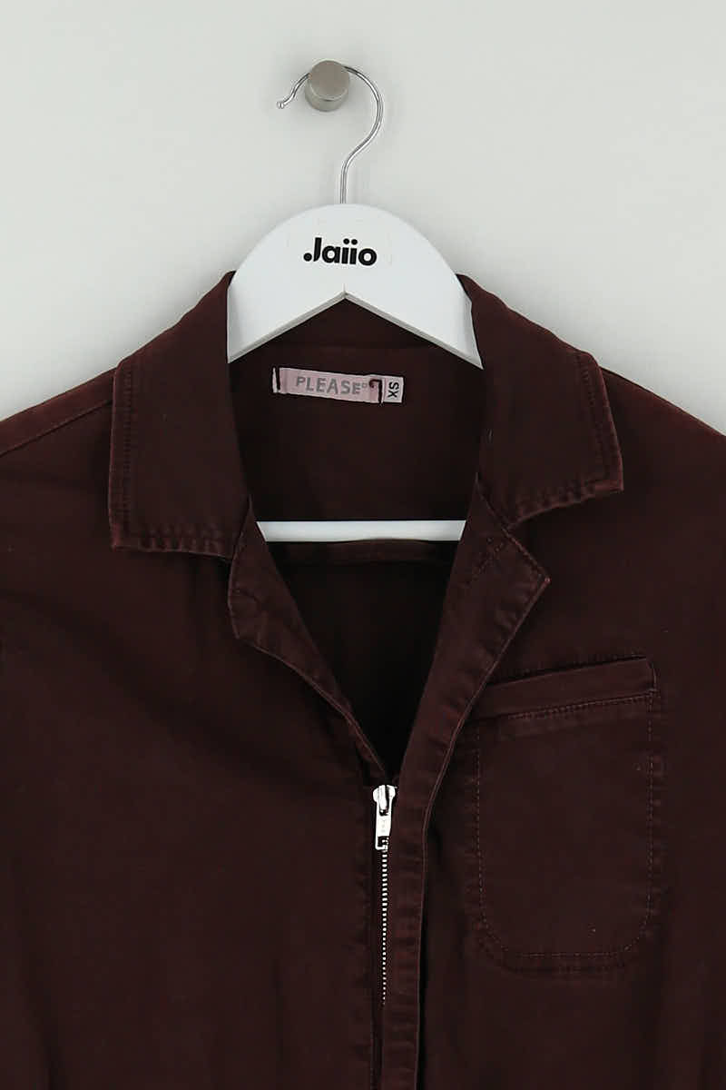 Combinaison Please Marron en Coton