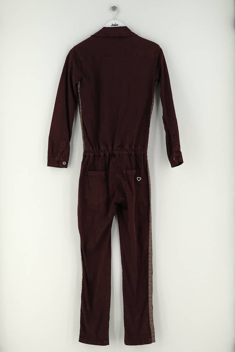 Combinaison Please Marron en Coton