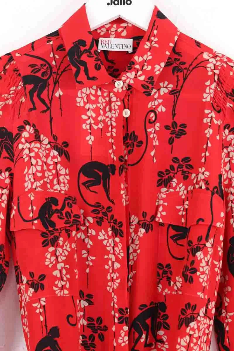Combinaison Red Valentino Rouge en Soie