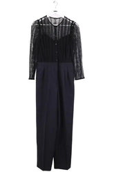 Combinaison Sandro Noir en Synthétique, taille M - Seconde Main