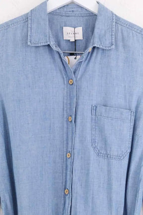 Combinaison Sézane Bleu en Coton