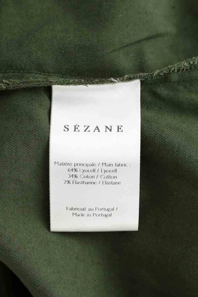 Combinaison Sézane Kaki en Coton
