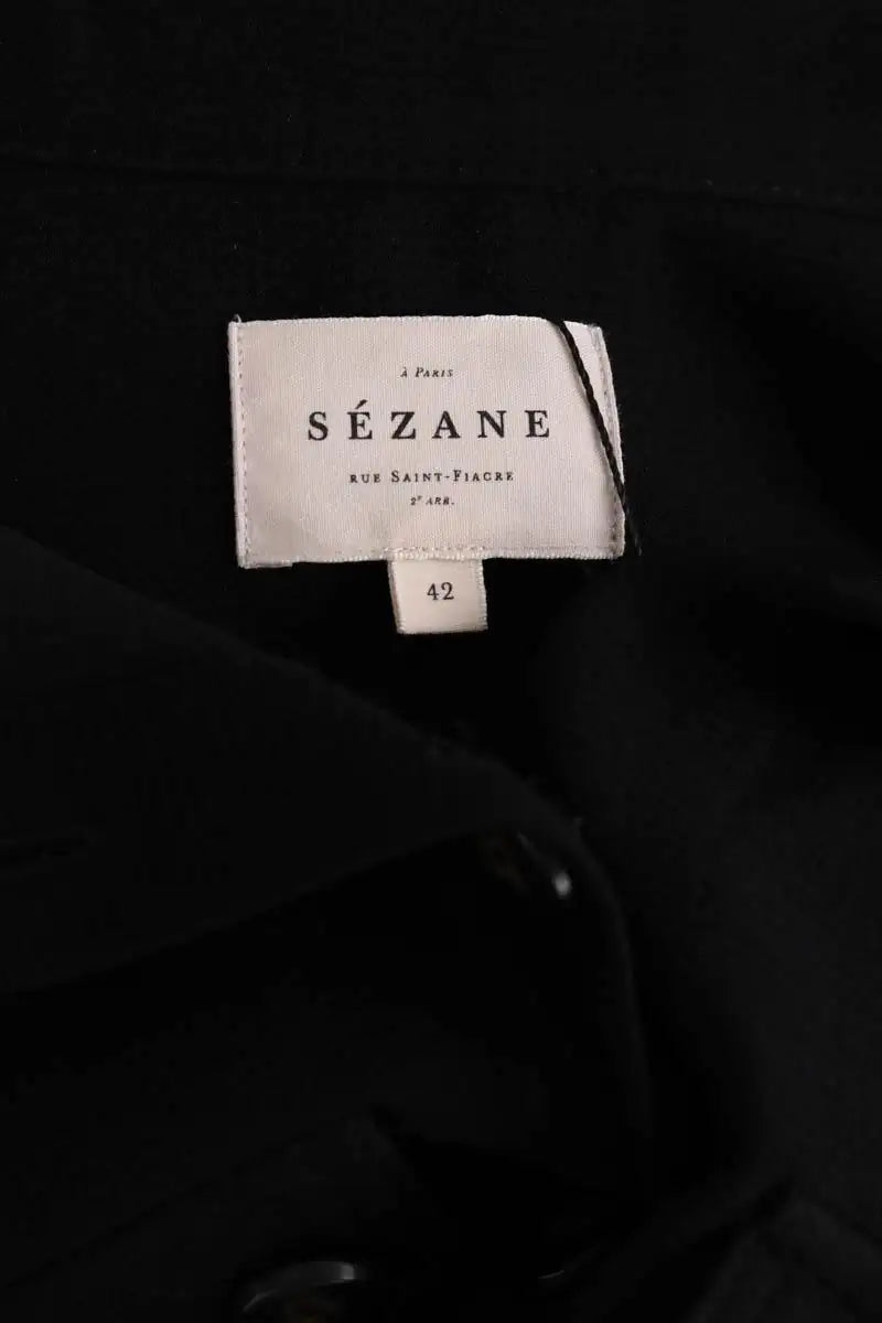 Combinaison Sézane Noir en Coton