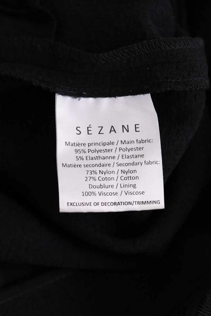 Combinaison Sézane Noir en Synthétique