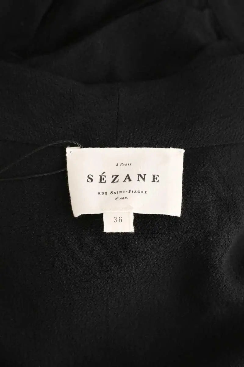 Combinaison Sézane Noir en Viscose