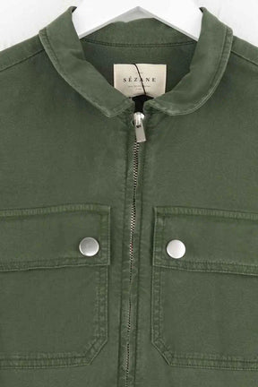 Combinaison Sézane Vert en Coton