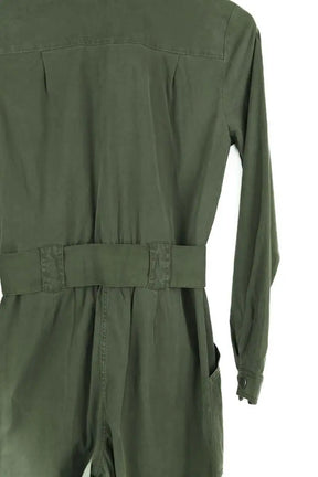 Combinaison Sézane Vert en Coton