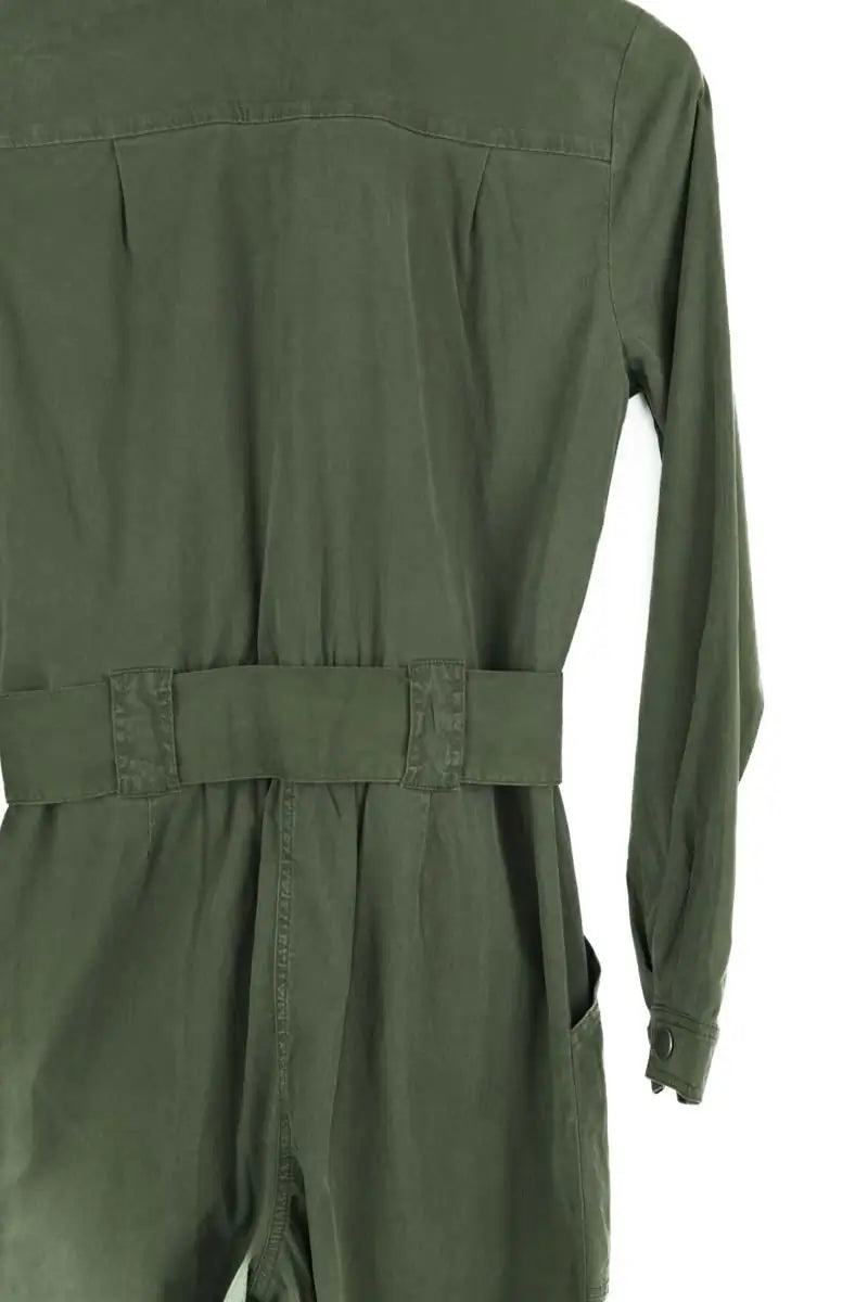 Combinaison Sézane Vert en Coton