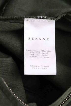 Combinaison Sézane Vert en Coton