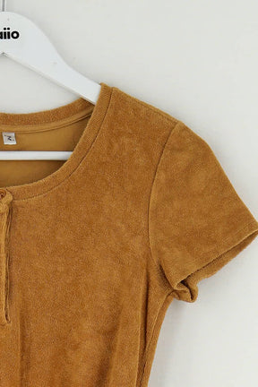 Combinaison Ysé Marron en Coton