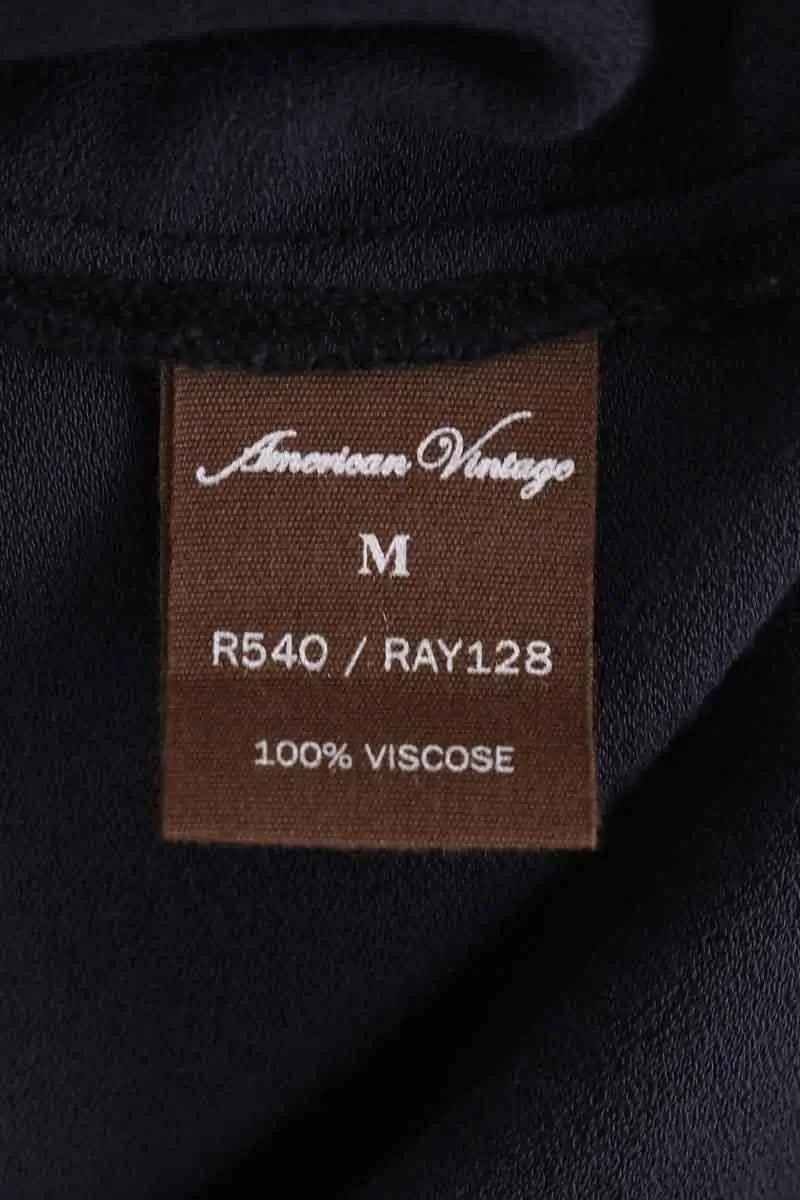 Combishort American Vintage Bleu en Viscose