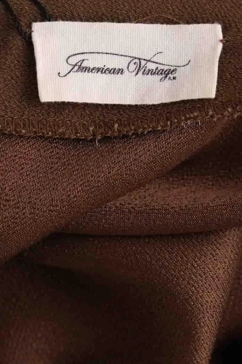 Combishort American Vintage Kaki en Viscose