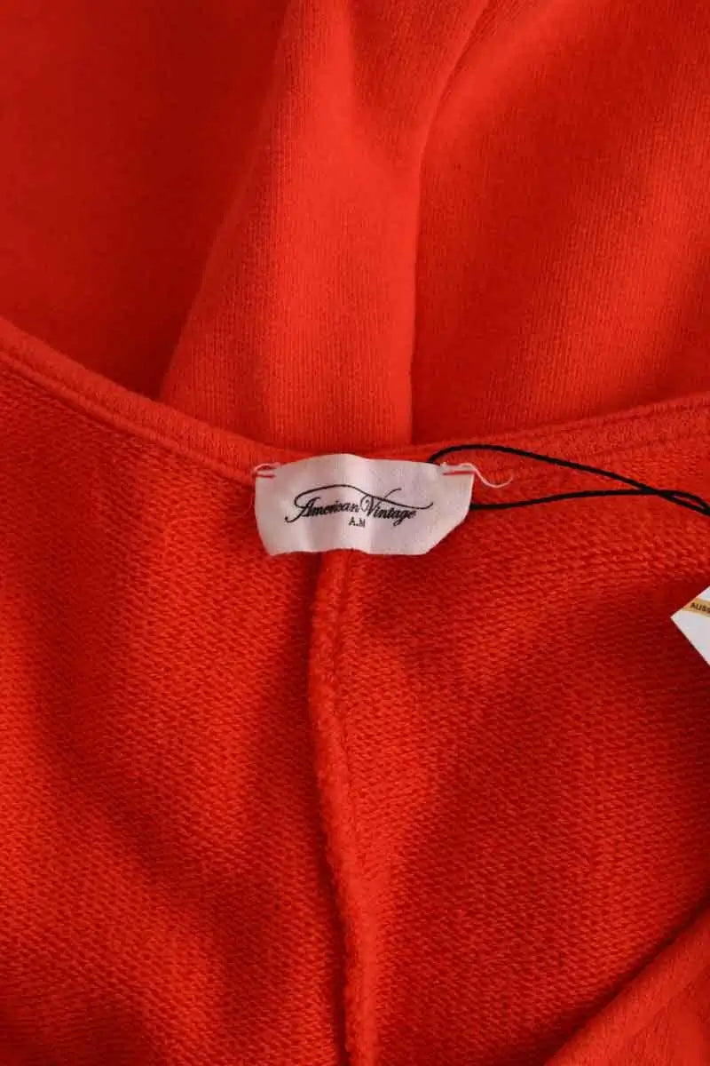 Combishort American Vintage Orange en Coton