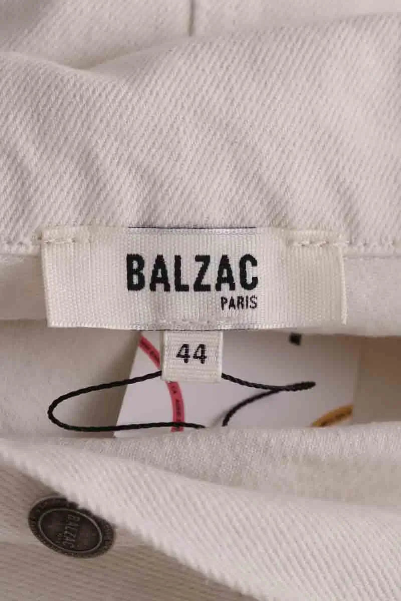 Combishort Balzac Blanc en Coton