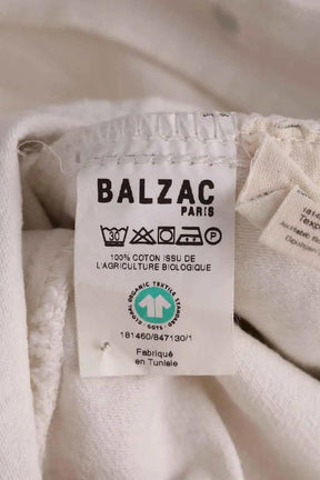 Combishort Balzac Blanc en Coton
